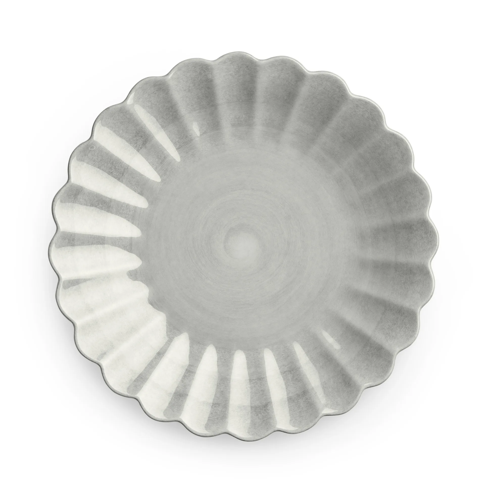 Assiette Oyster 20 cm, Gris Mateus