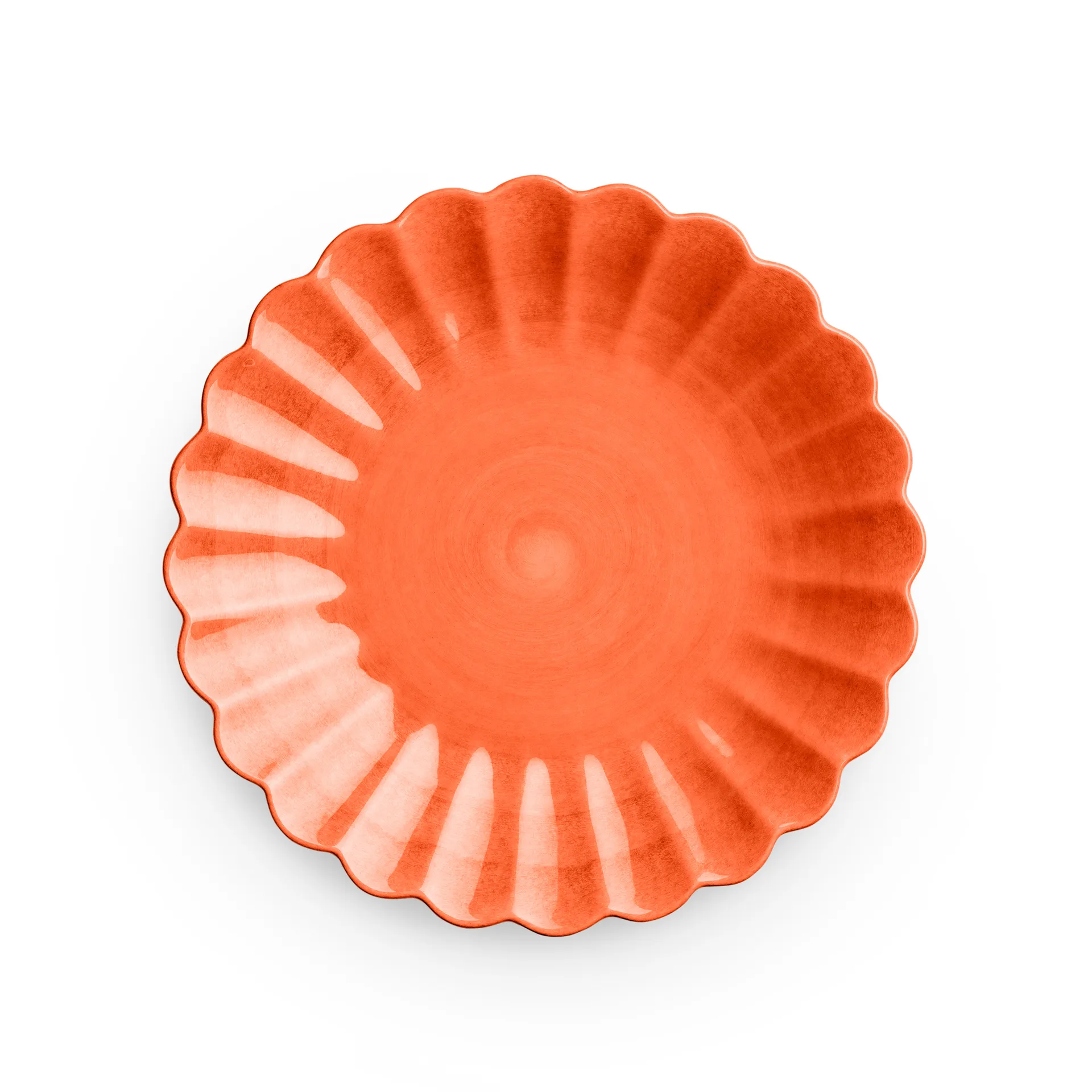 Assiette Oyster 20 cm, Orange Mateus