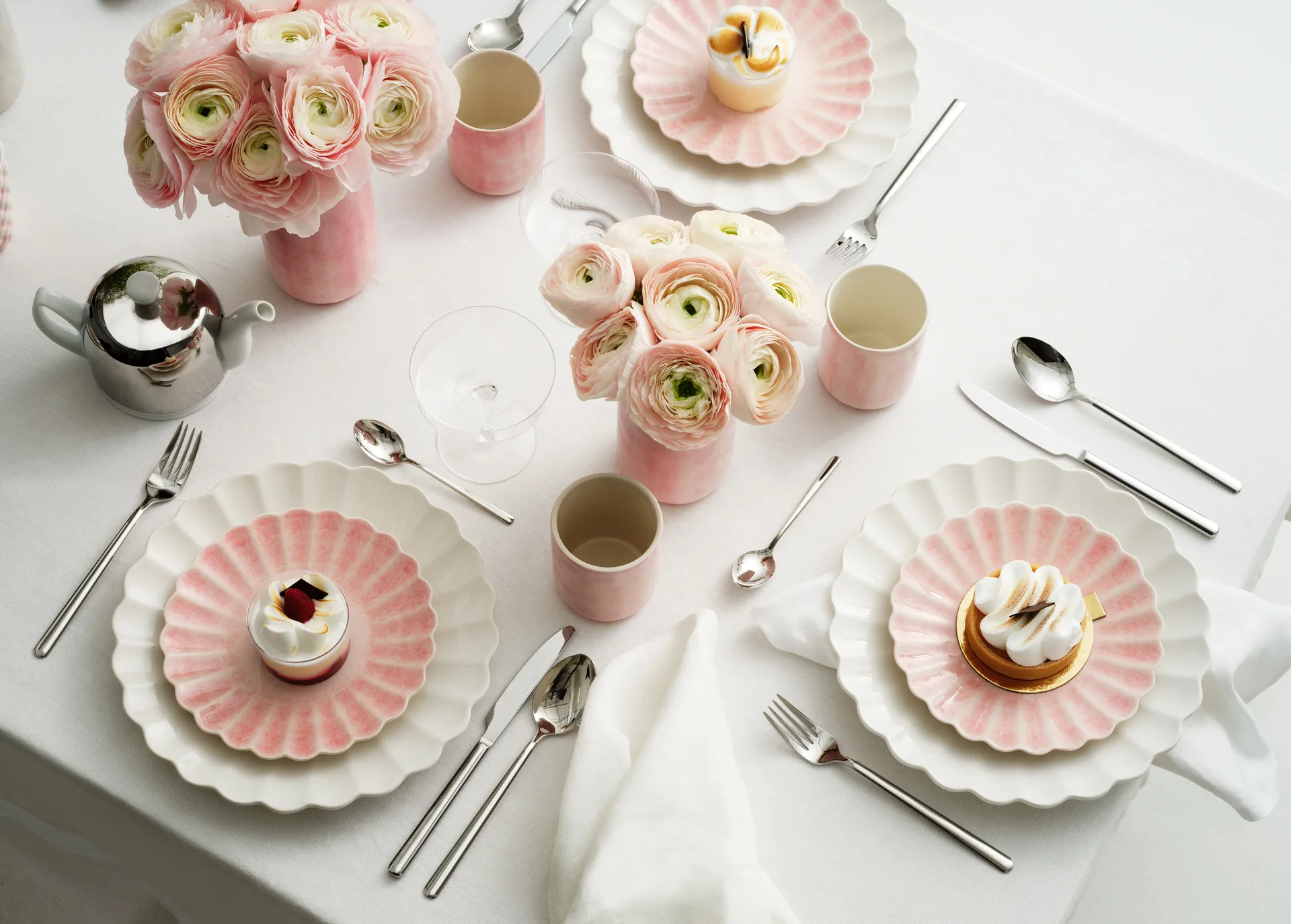 Assiette Oyster 20 cm, Rose clair Mateus