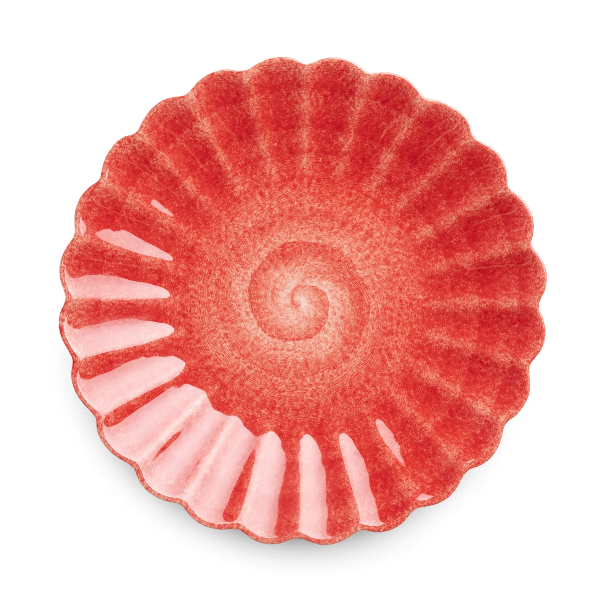 Assiette Oyster 20 cm, Rouge Mateus