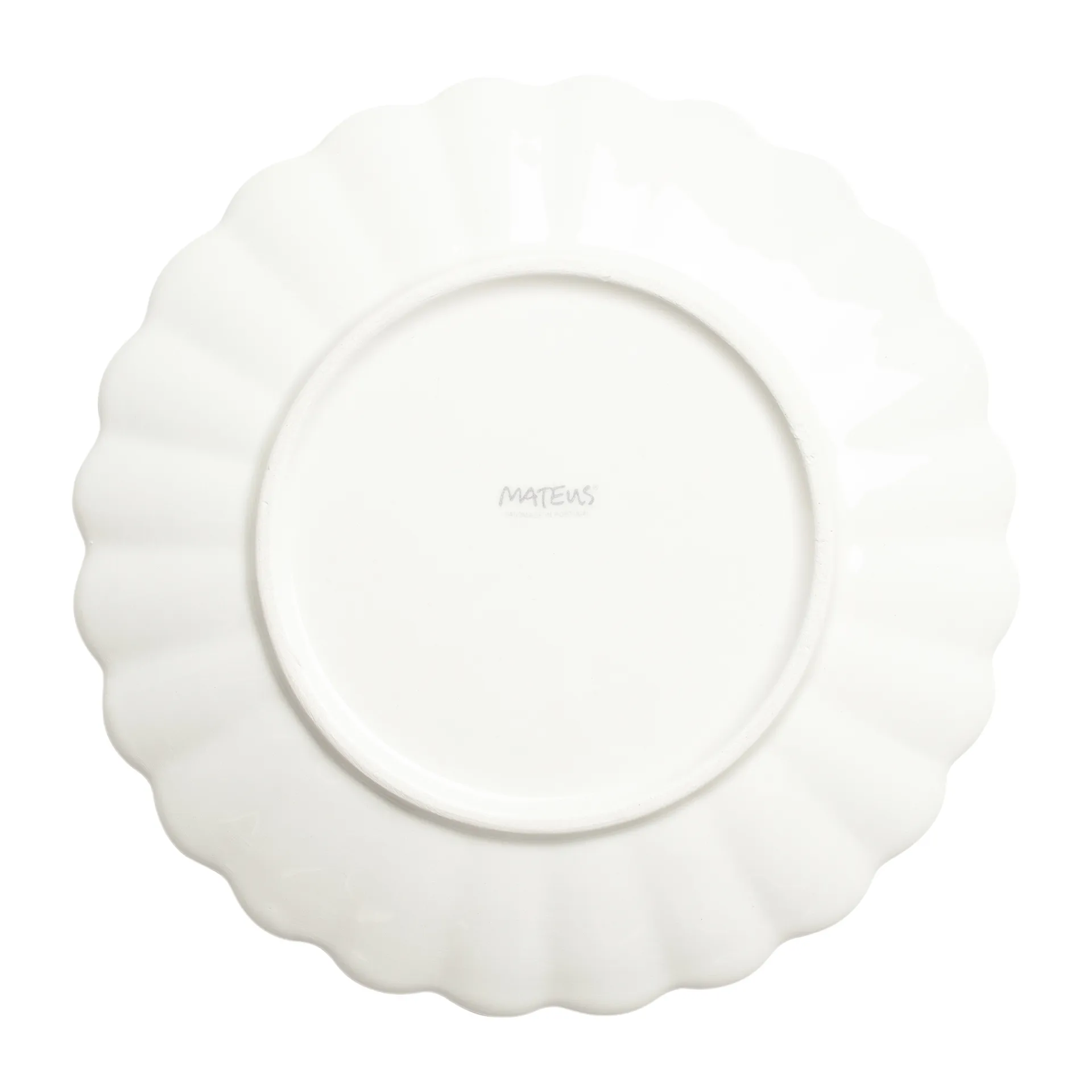 Assiette Oyster 20 cm, Rouge Mateus