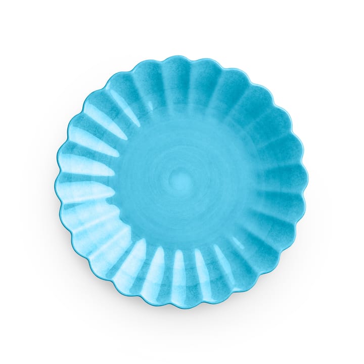 Assiette Oyster 20 cm - Turquoise - Mateus