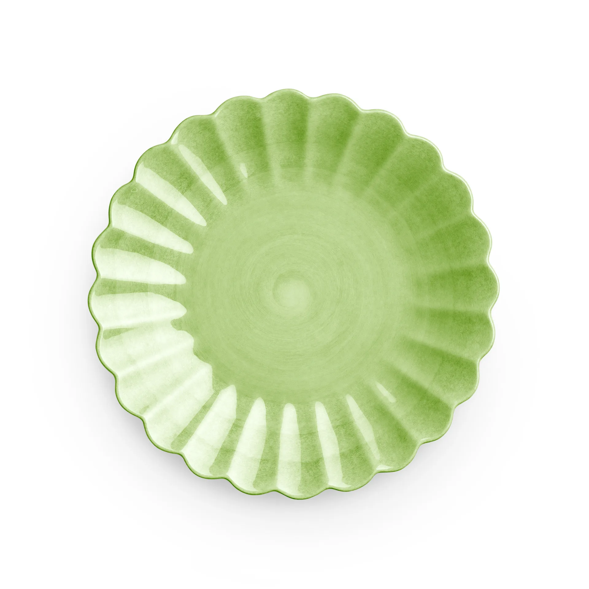 Assiette Oyster 20 cm, Vert Mateus