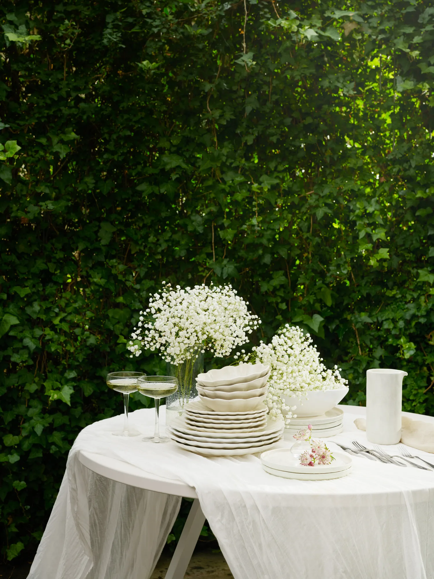 Assiette Oyster 28 cm, Blanc Mateus