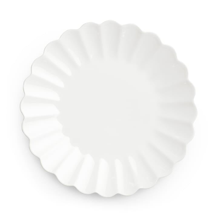 Assiette Oyster 28 cm - Blanc - Mateus