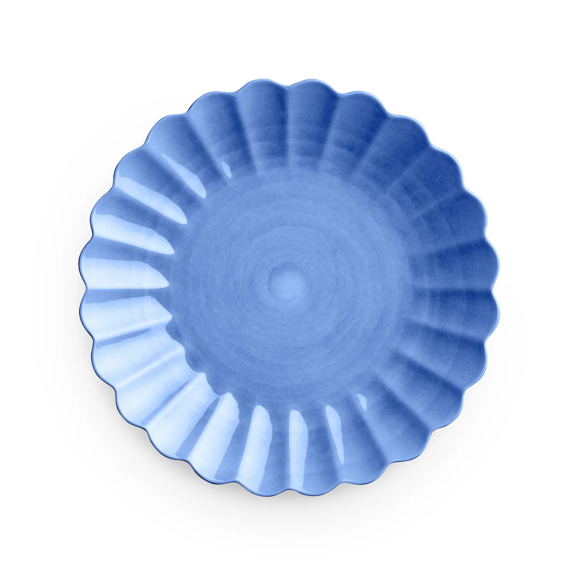 Assiette Oyster 28 cm, Bleu clair Mateus