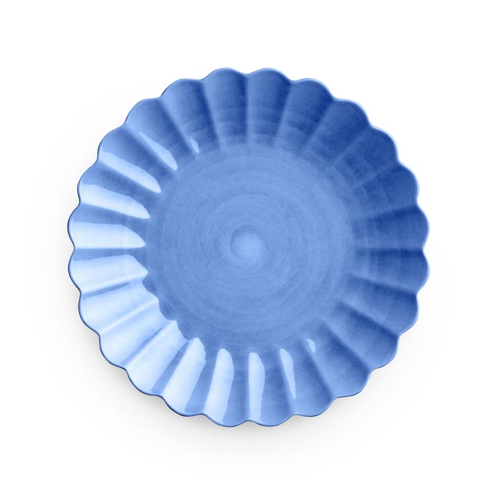 Assiette Oyster 28 cm - Bleu clair - Mateus