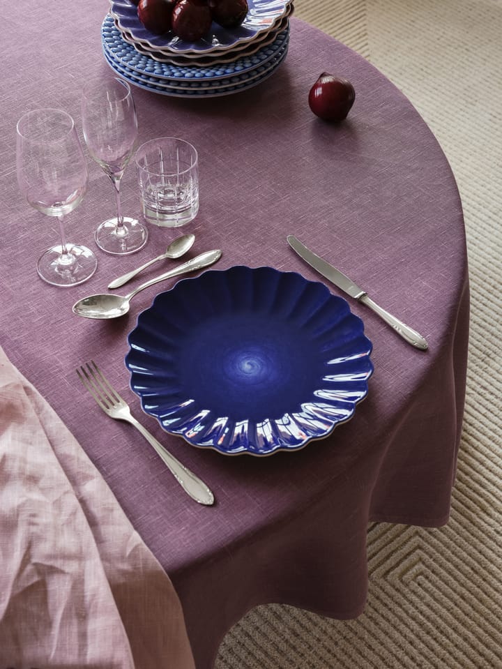 Assiette Oyster 28 cm - Bleu - Mateus