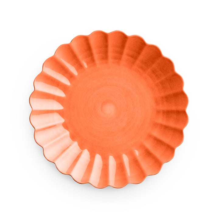 Assiette Oyster 28 cm - Orange - Mateus