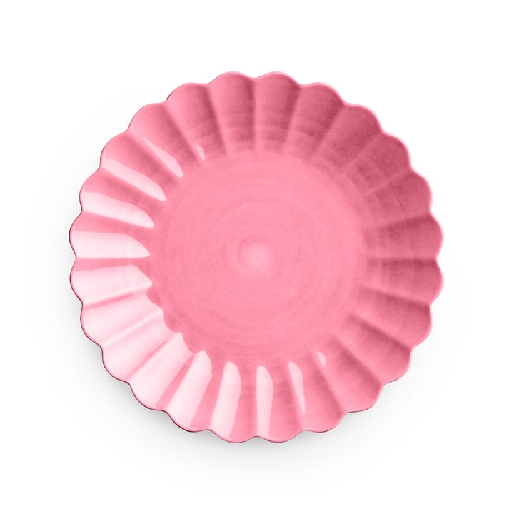 Assiette Oyster 28 cm - Rose - Mateus