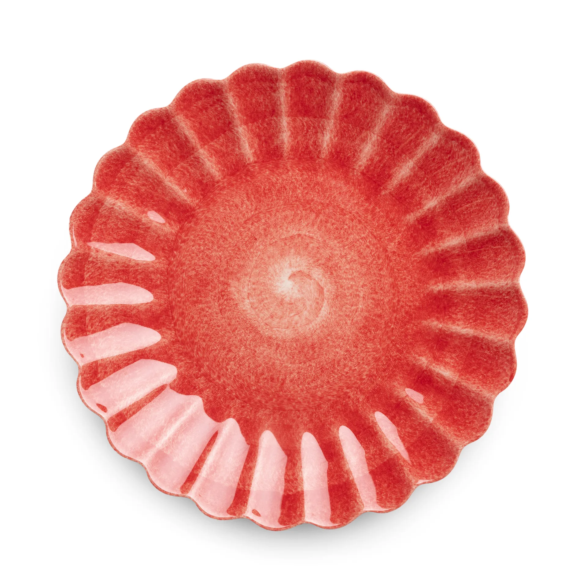 Assiette Oyster 28 cm, Rouge Mateus