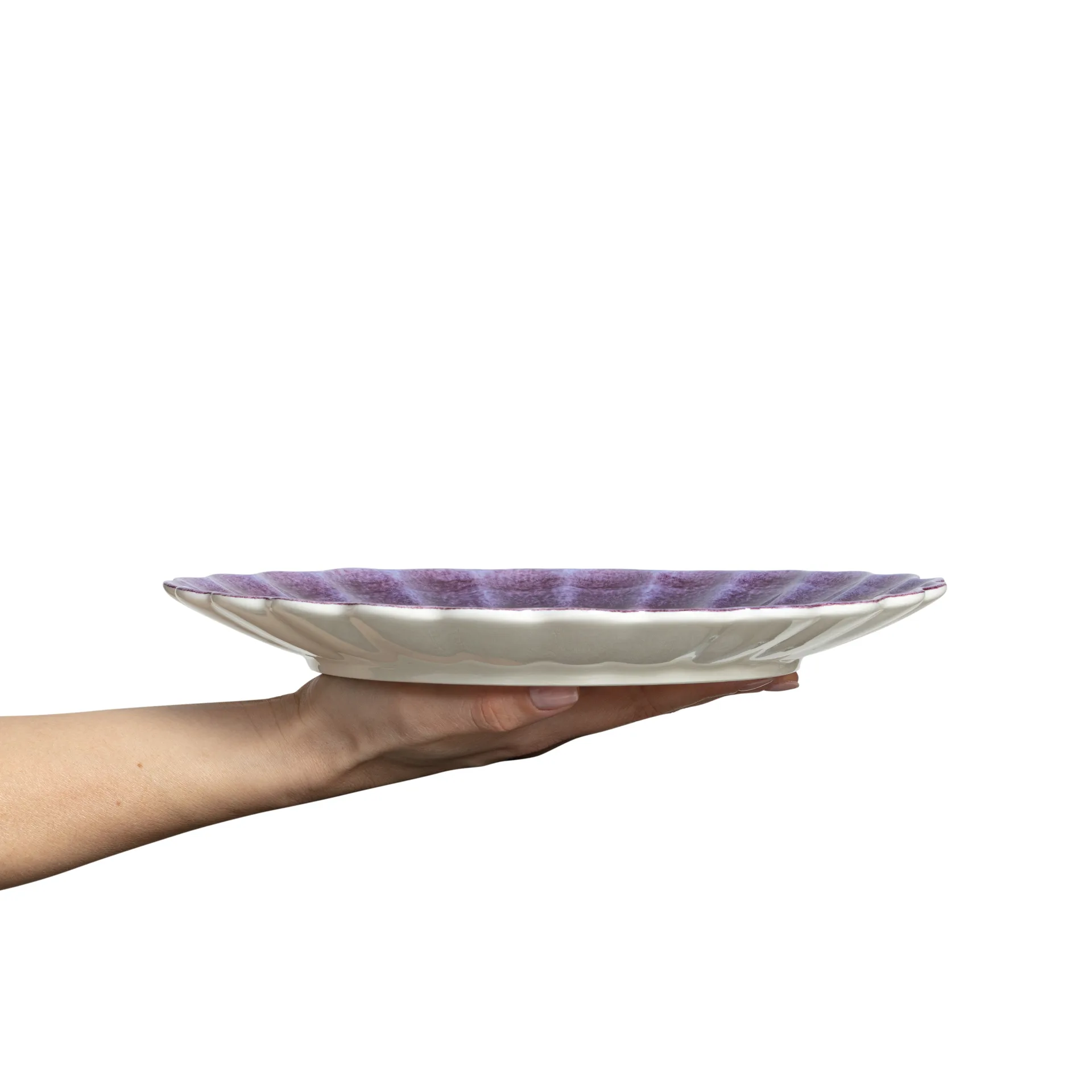 Assiette Oyster 28 cm, Violette Mateus