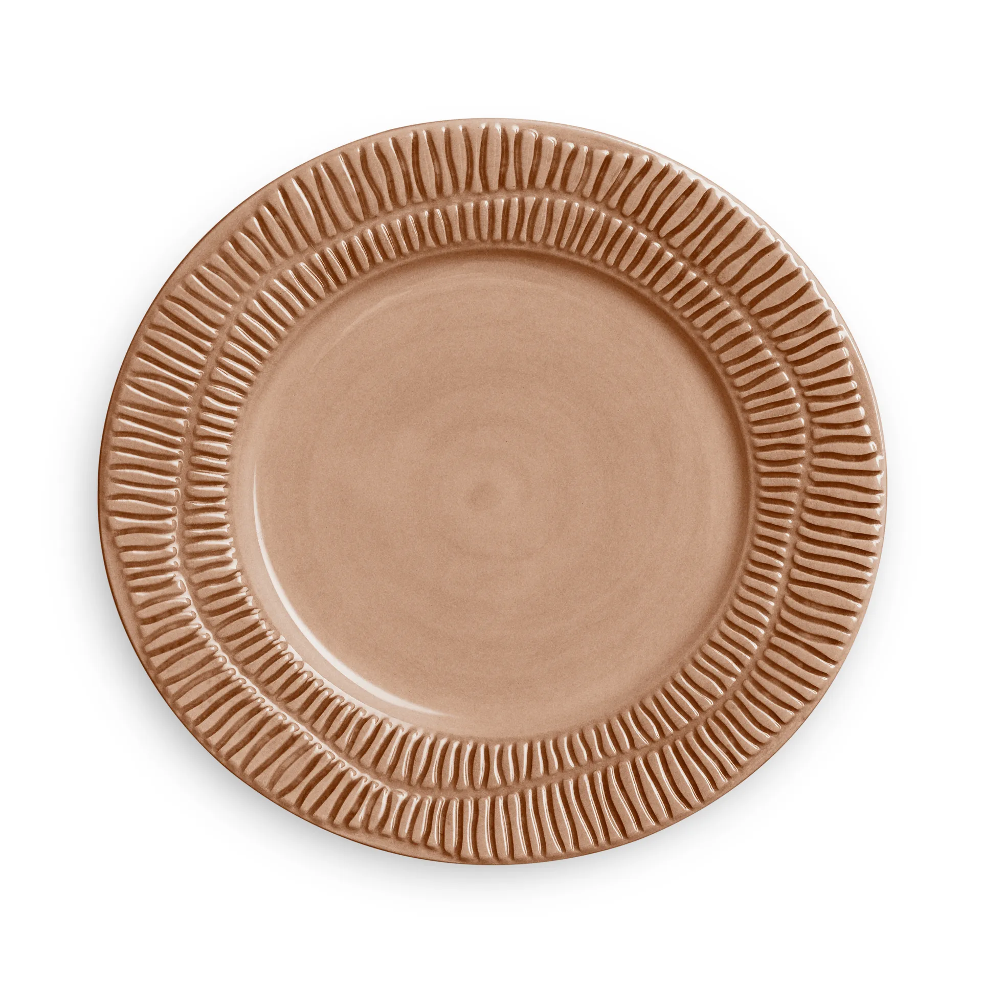 Assiette Stripes Ø21 cm, Cinnamon Mateus