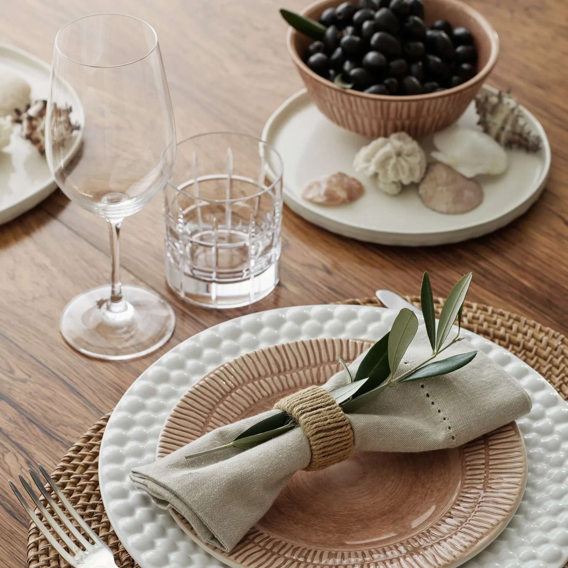 Assiette Stripes Ø21 cm, Cinnamon Mateus