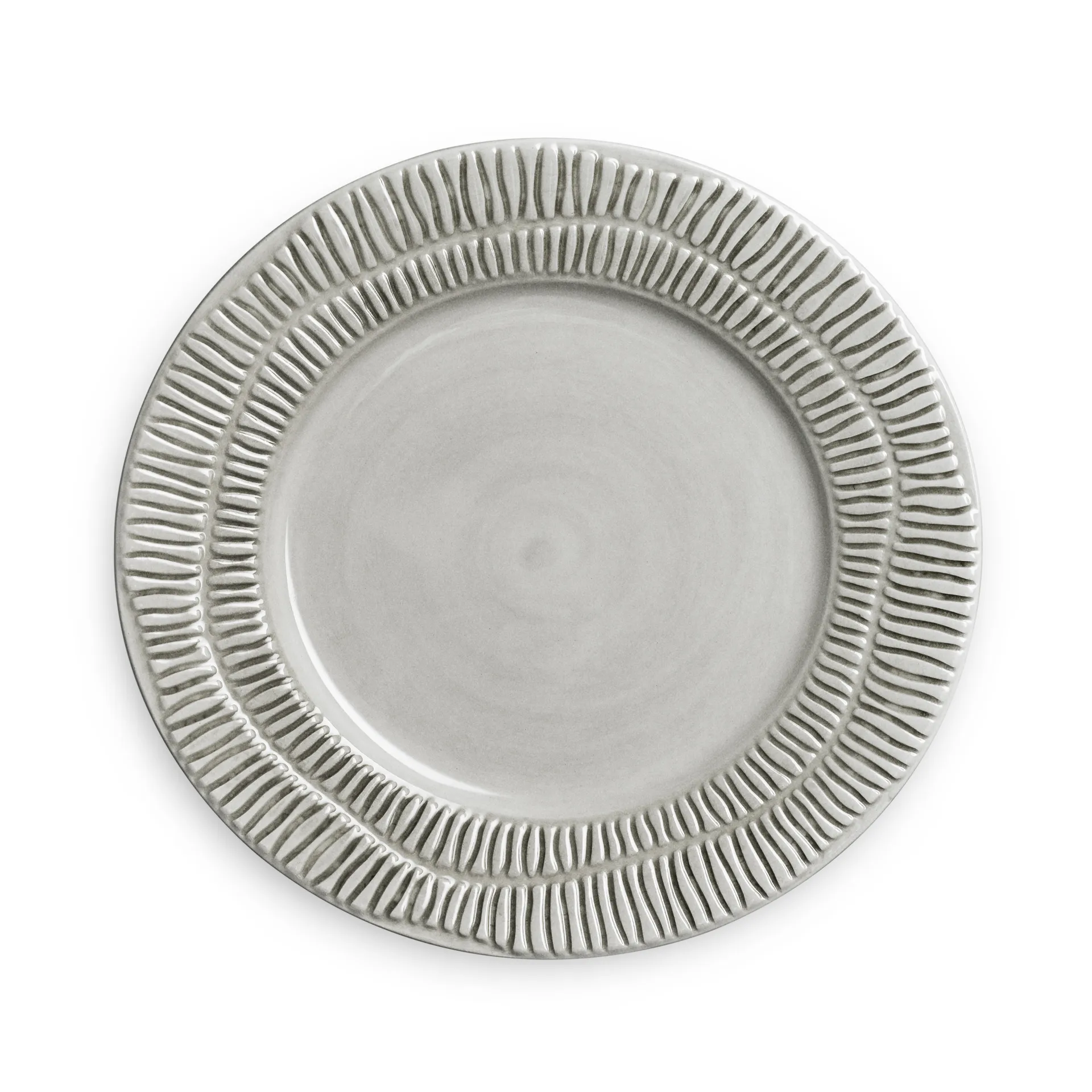 Assiette Stripes Ø21 cm, Gris Mateus