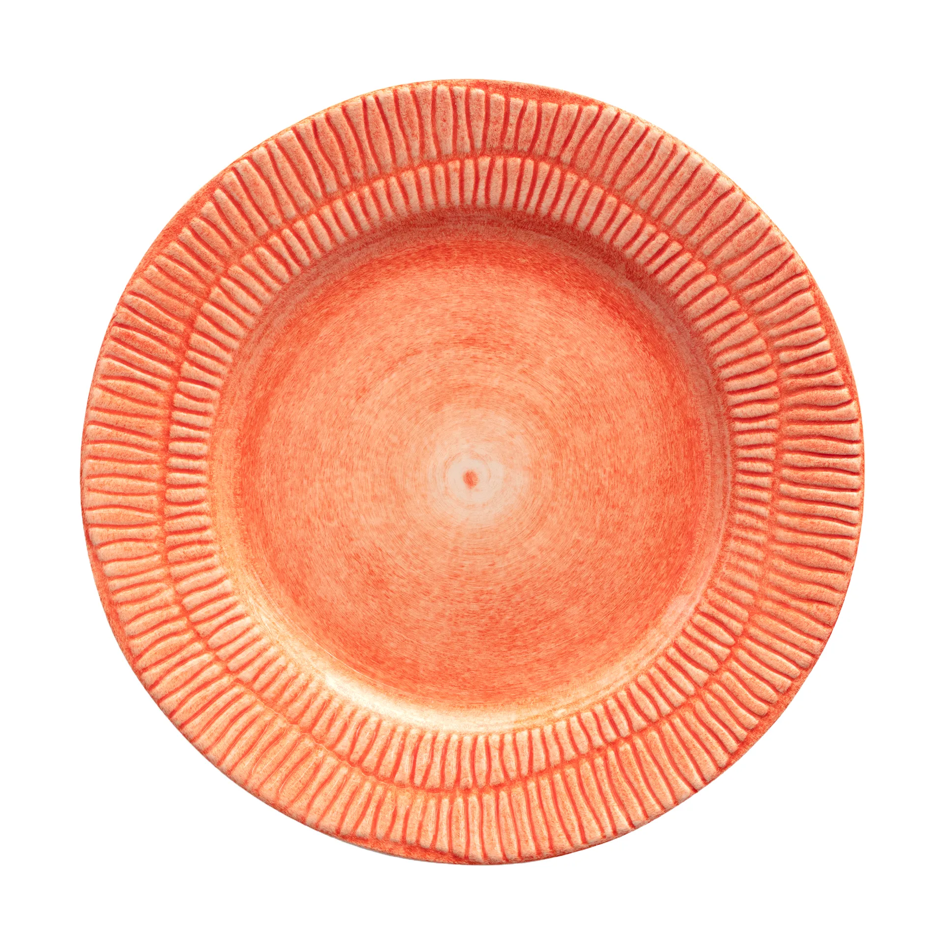 Assiette Stripes Ø21 cm, Orange Mateus