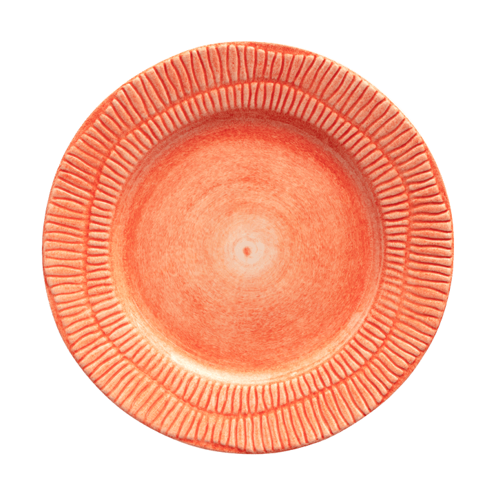 Assiette Stripes Ø21 cm - Orange - Mateus