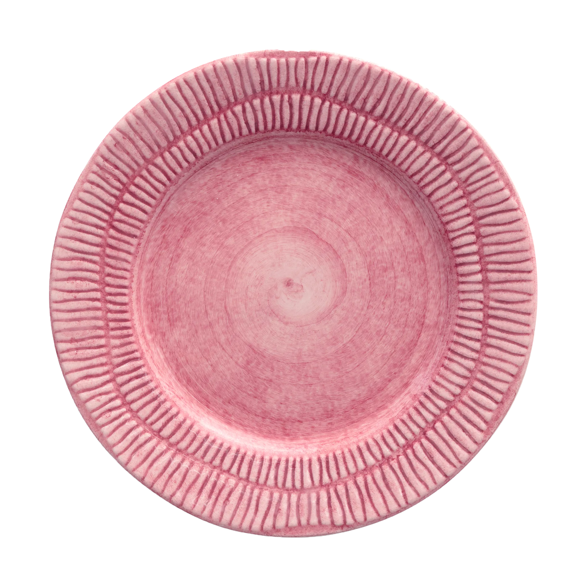 Assiette Stripes Ø21 cm, Rose Mateus
