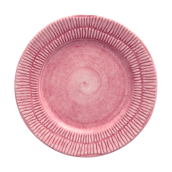 Assiette Stripes Ø21 cm - Rose - Mateus