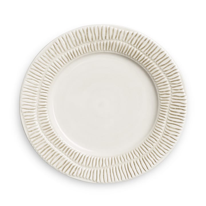 Assiette Stripes Ø21 cm - Sand - Mateus