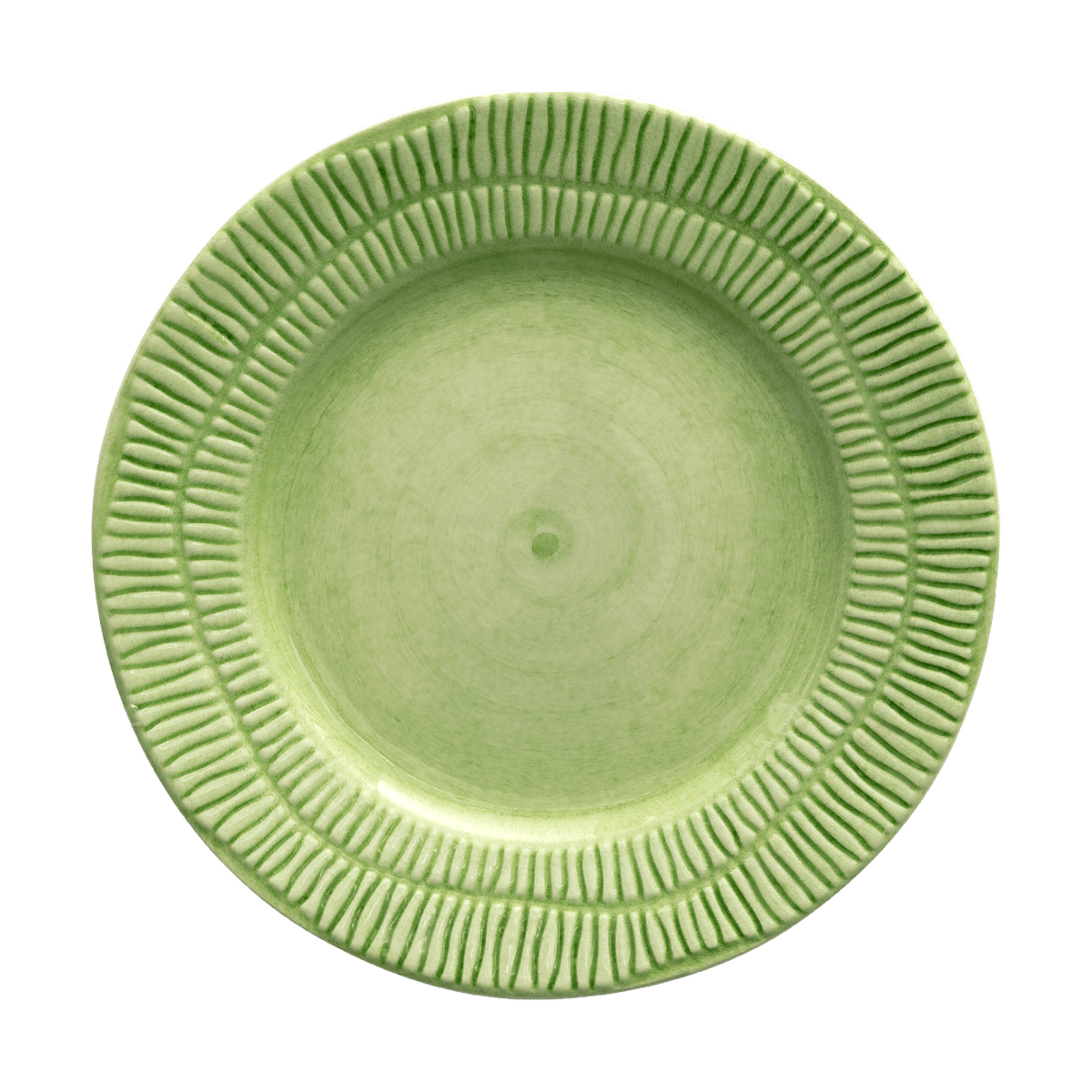 Mateus Assiette Stripes o21 cm Vert | Design Scandinave | Assiettes à dessert | Vert