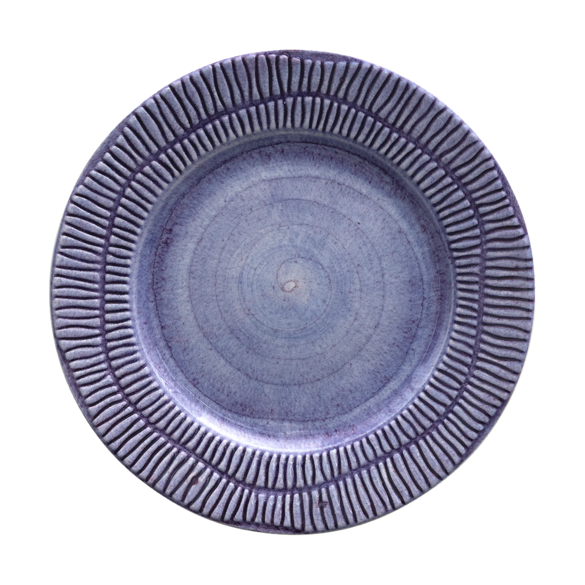 Assiette Stripes Ø21 cm, Violet Mateus