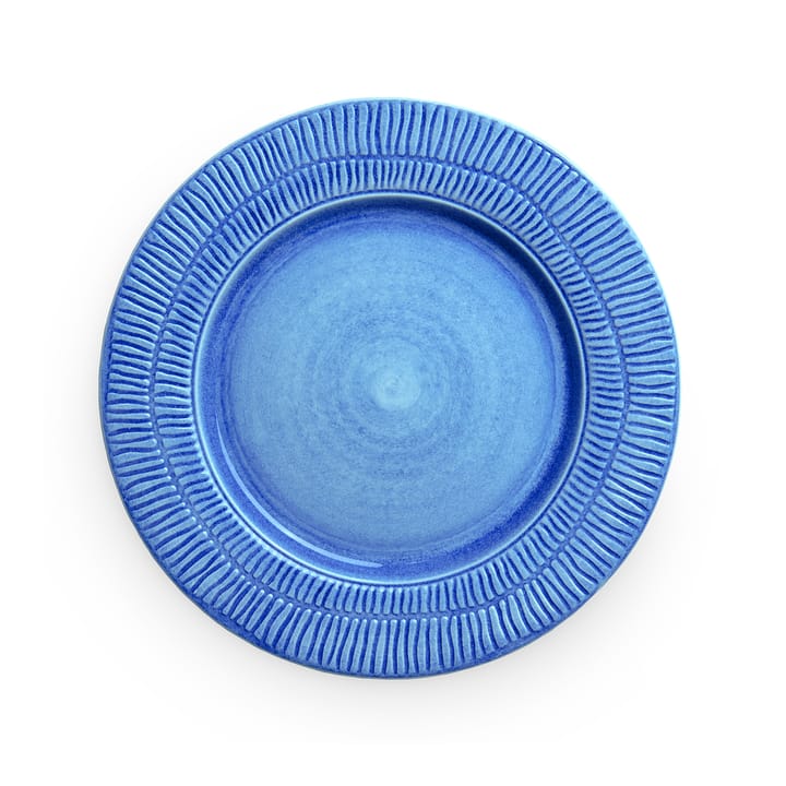 Assiette Stripes Ø28 cm - Bleu clair - Mateus