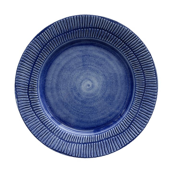 Assiette Stripes Ø28 cm - Bleu - Mateus