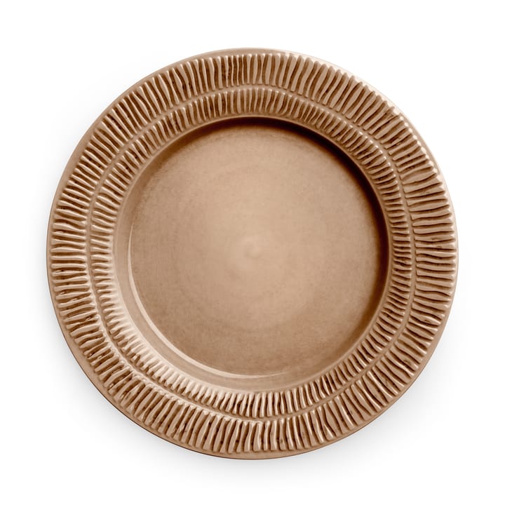 Assiette Stripes Ø28 cm - Cinnamon - Mateus