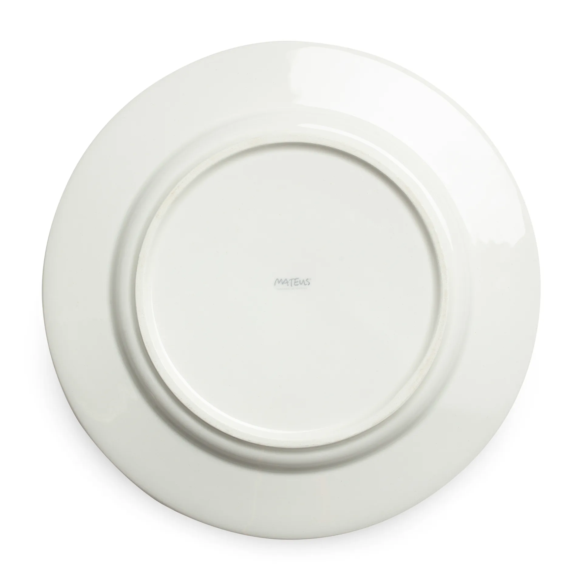 Assiette Stripes Ø28 cm, Gris Mateus