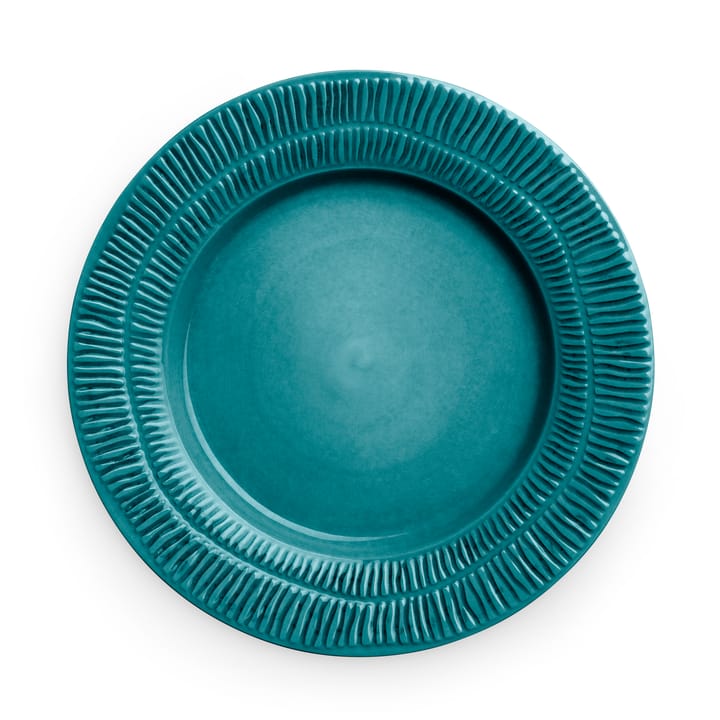 Assiette Stripes Ø28 cm - Ocean - Mateus