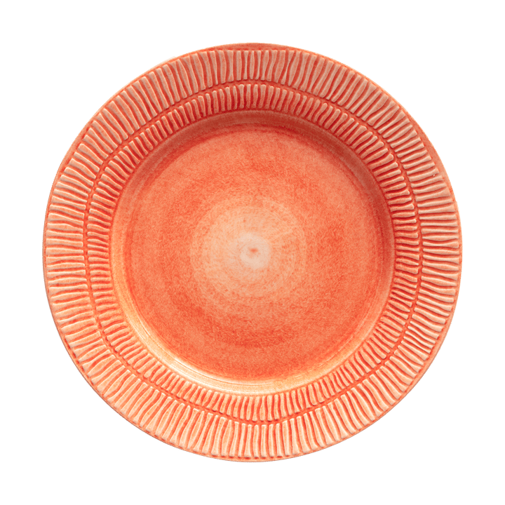 Assiette Stripes Ø28 cm - Orange - Mateus
