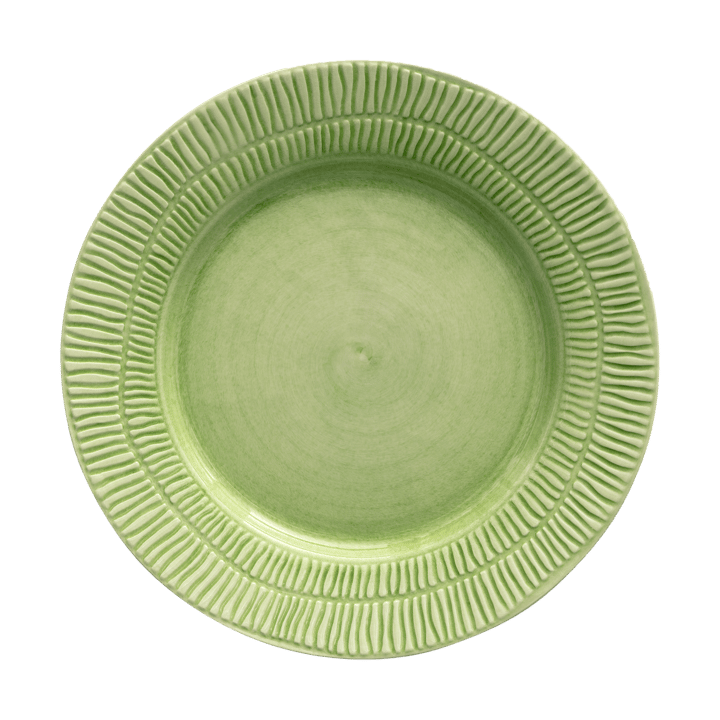 Assiette Stripes Ø28 cm - Vert - Mateus