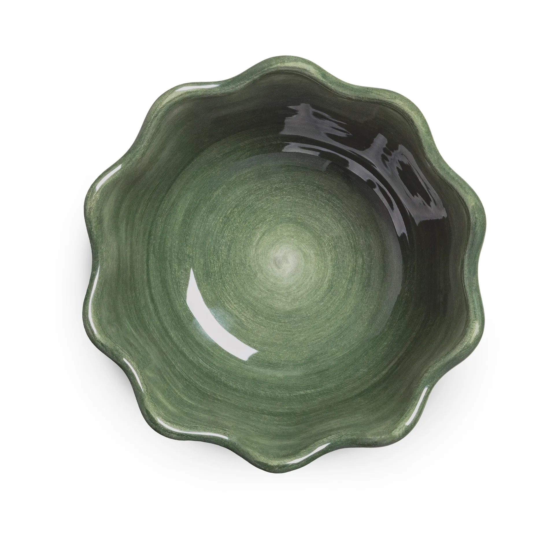 Bol Oyster Ø13 cm, Forest green Mateus