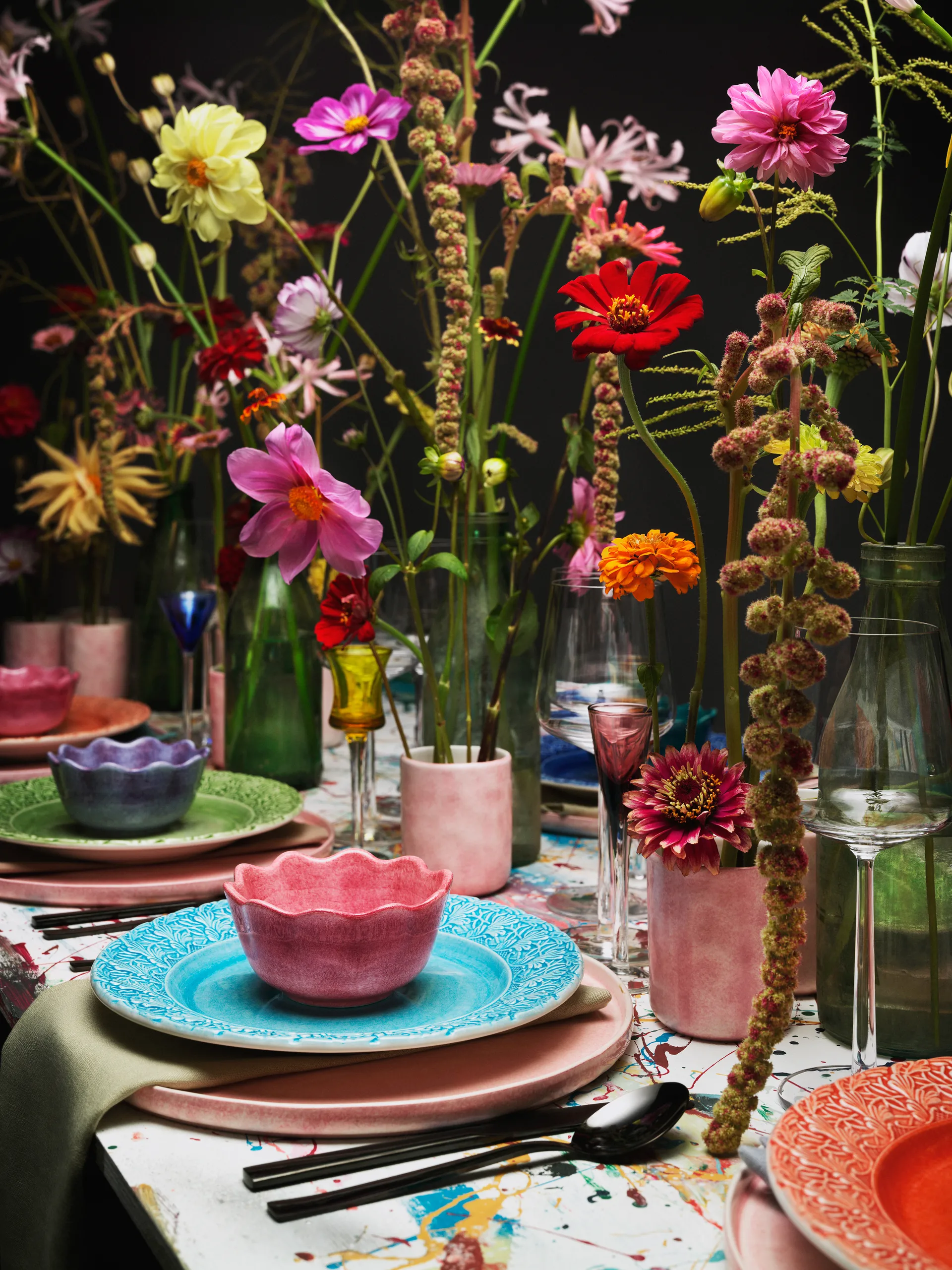 Bol Oyster Ø13 cm, rose clair Mateus