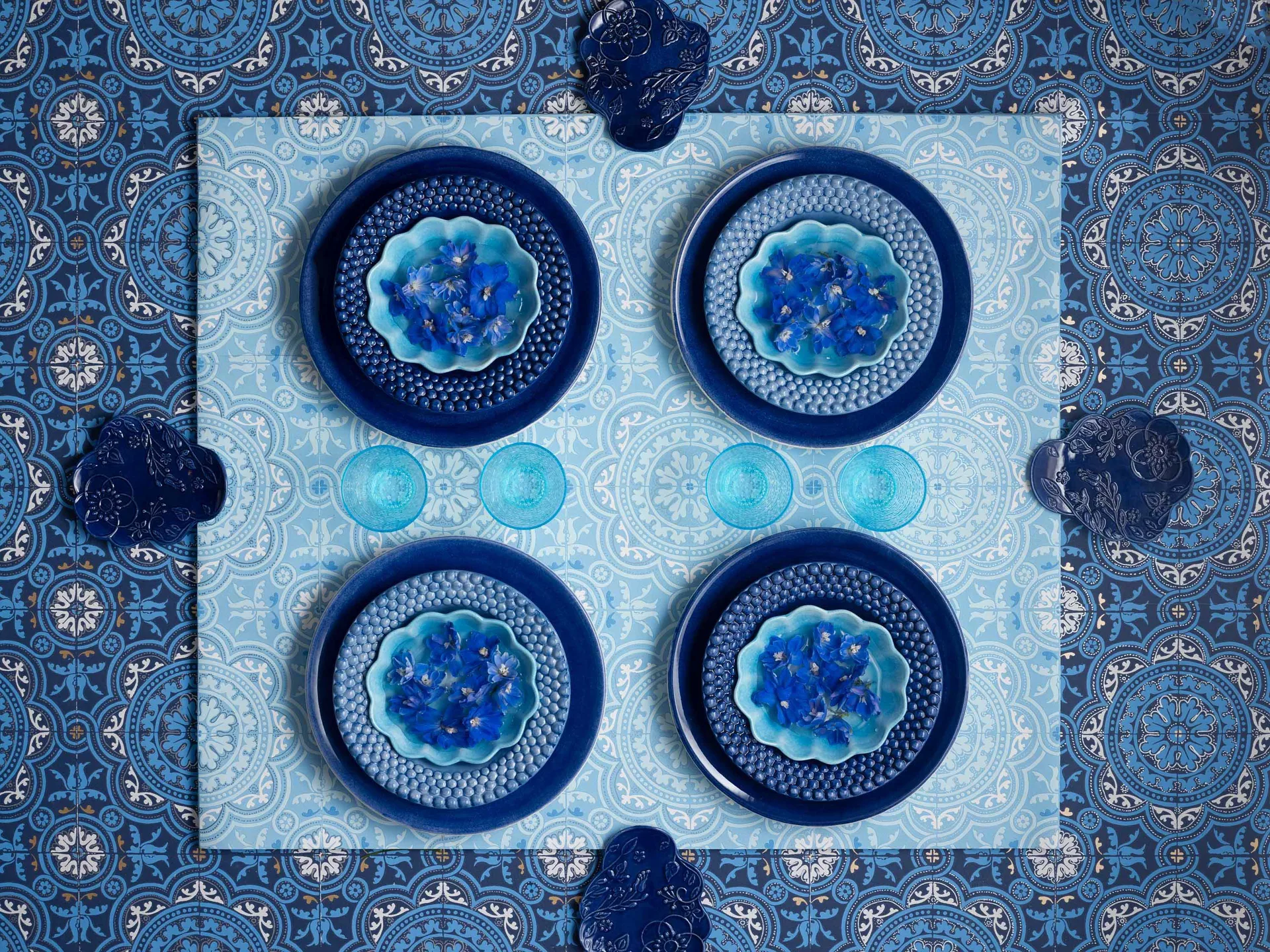 Bol Oyster 16x18 cm, Bleu clair Mateus