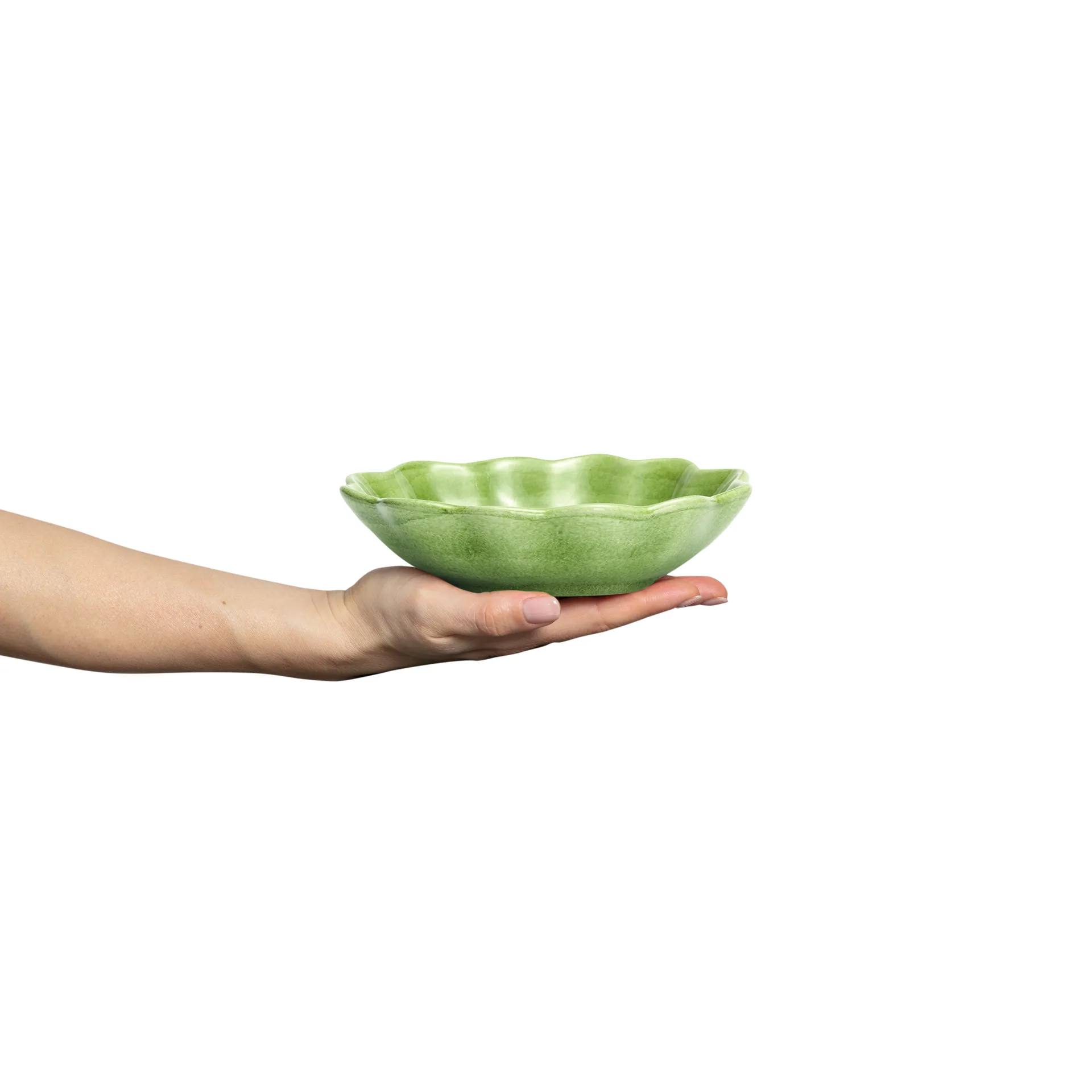 Bol Oyster 16x18 cm, Vert Mateus