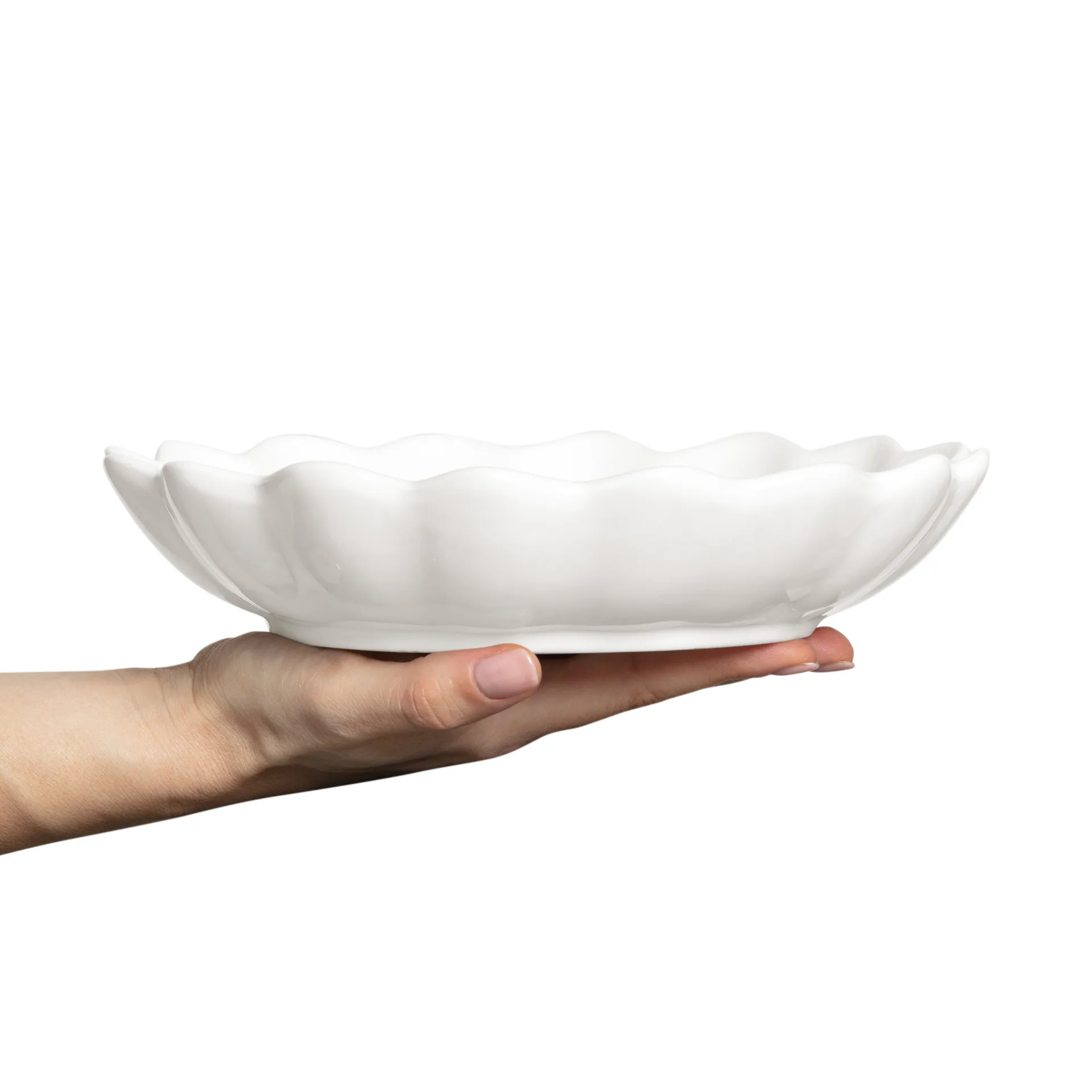 Bol Oyster Ø24 cm, blanc Mateus
