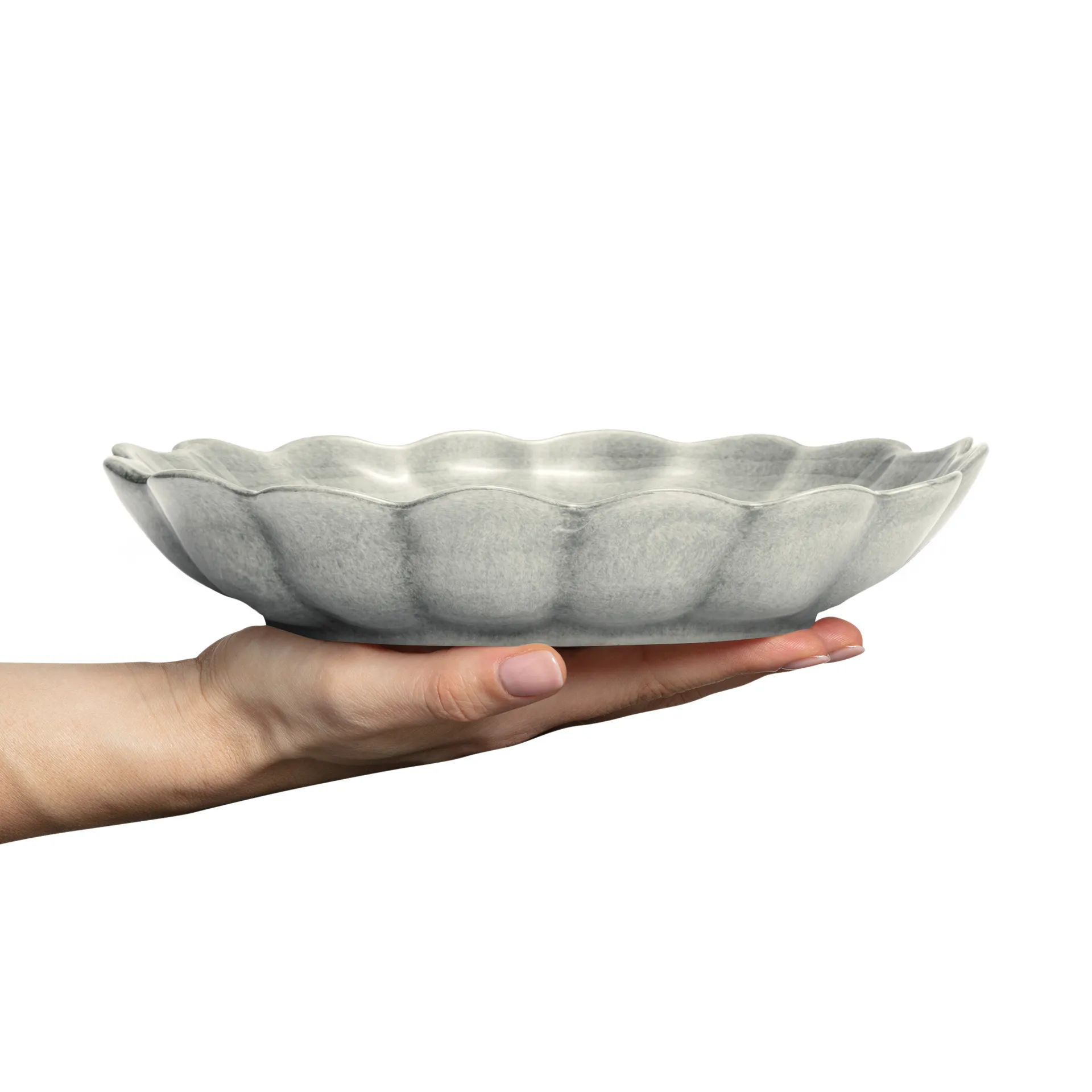 Bol Oyster Ø24 cm, Gris Mateus