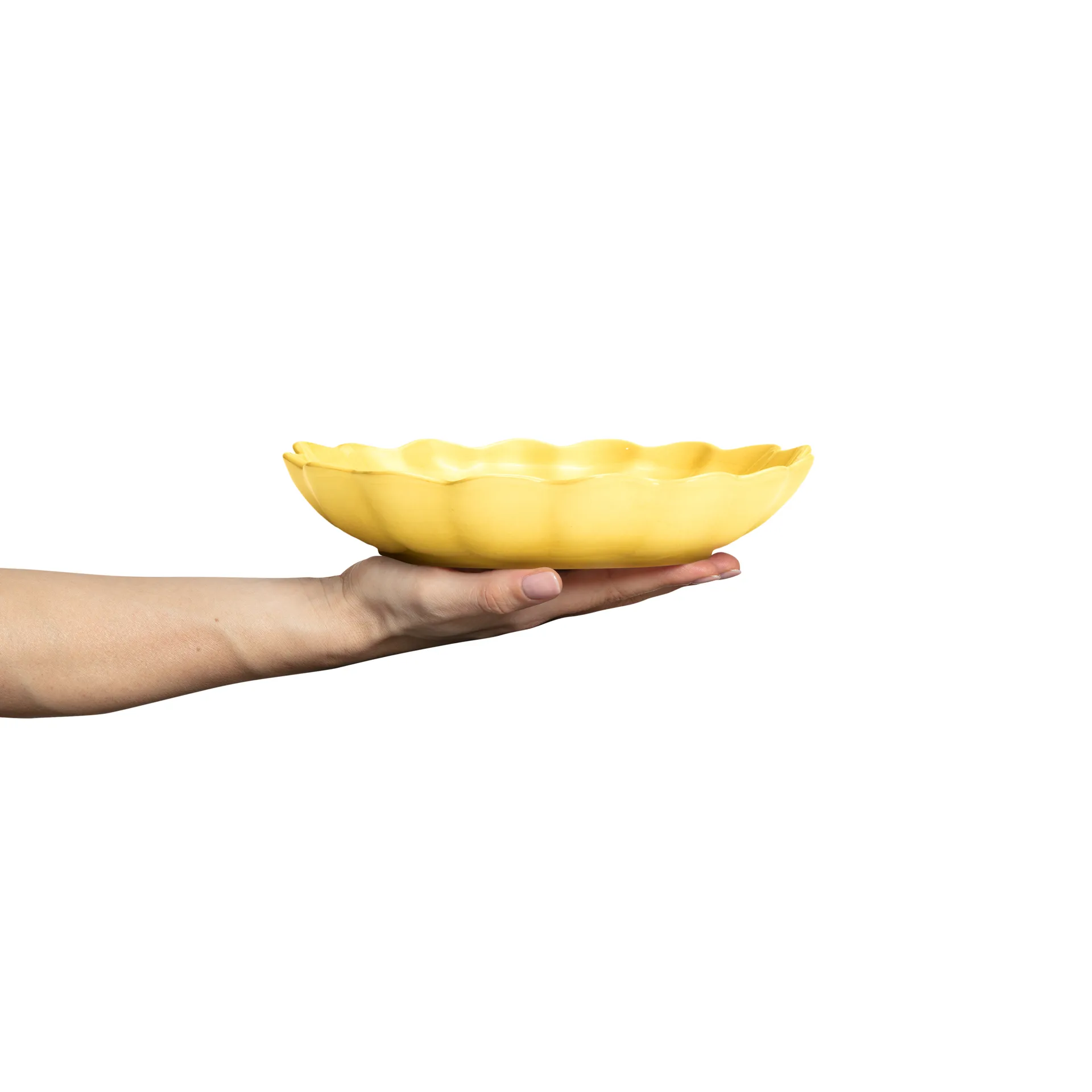 Bol Oyster Ø24 cm, Jaune Mateus