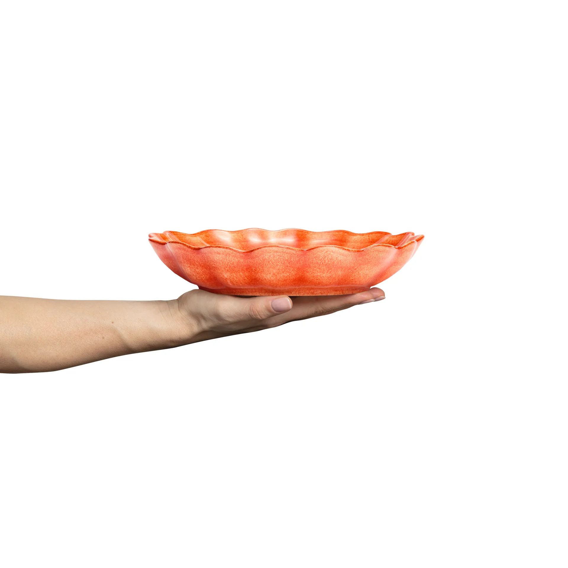 Bol Oyster Ø24 cm, Orange Mateus