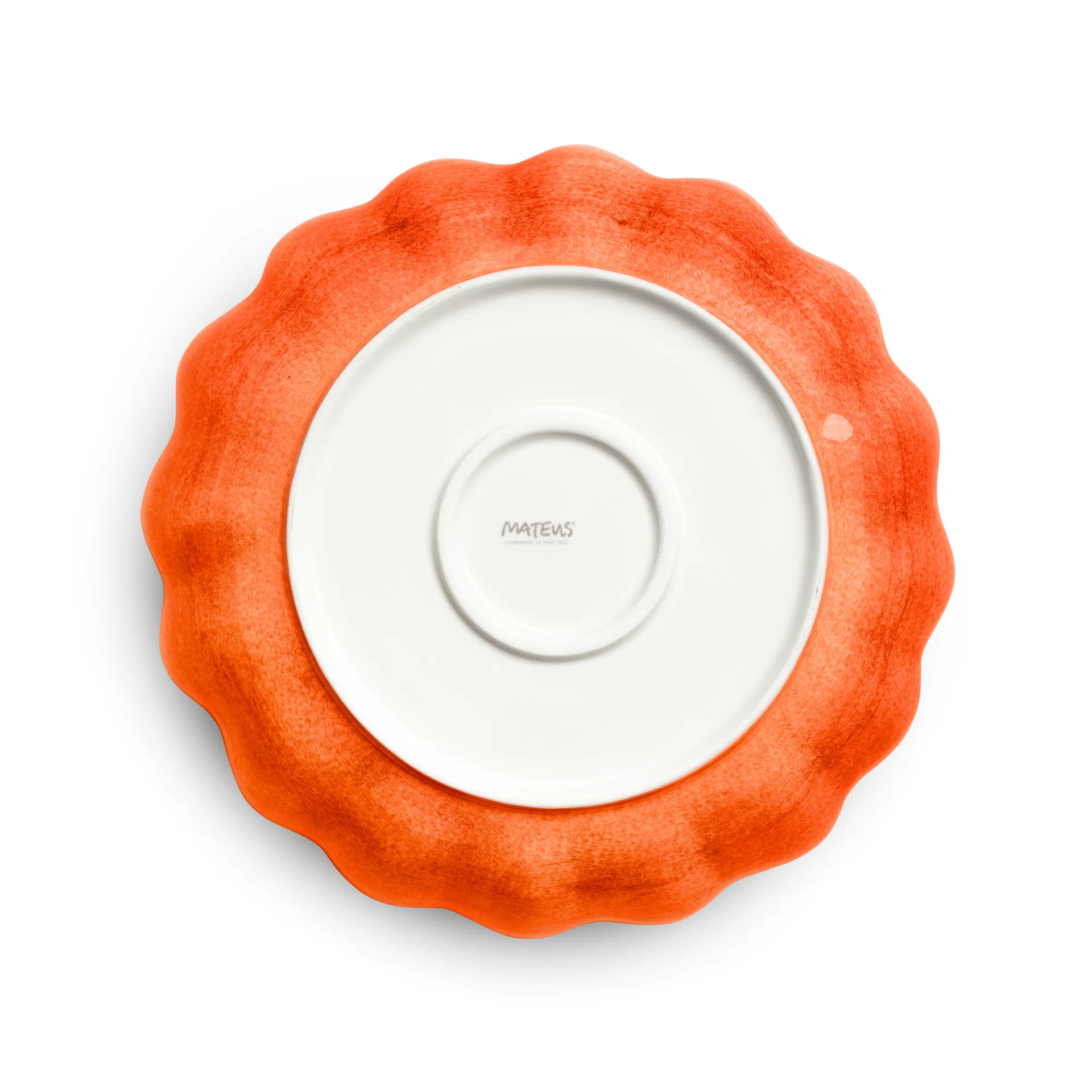 Bol Oyster Ø24 cm, Orange Mateus