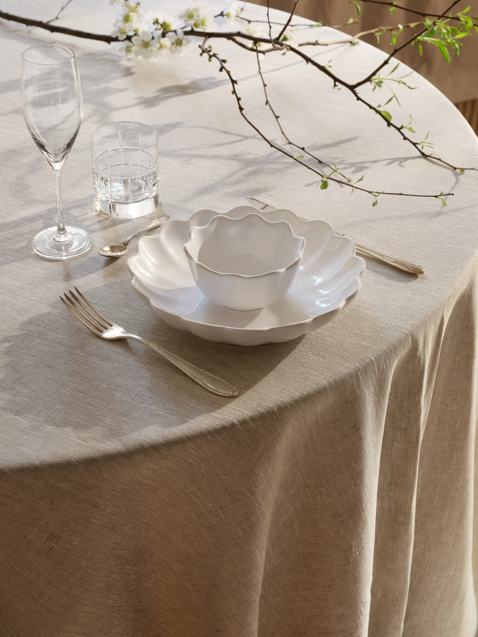 Bol Oyster Ø31 cm, blanc Mateus