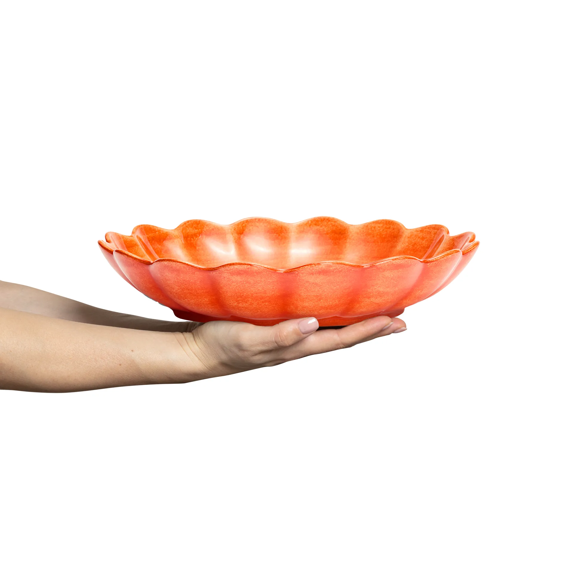 Bol Oyster Ø31 cm, Orange Mateus