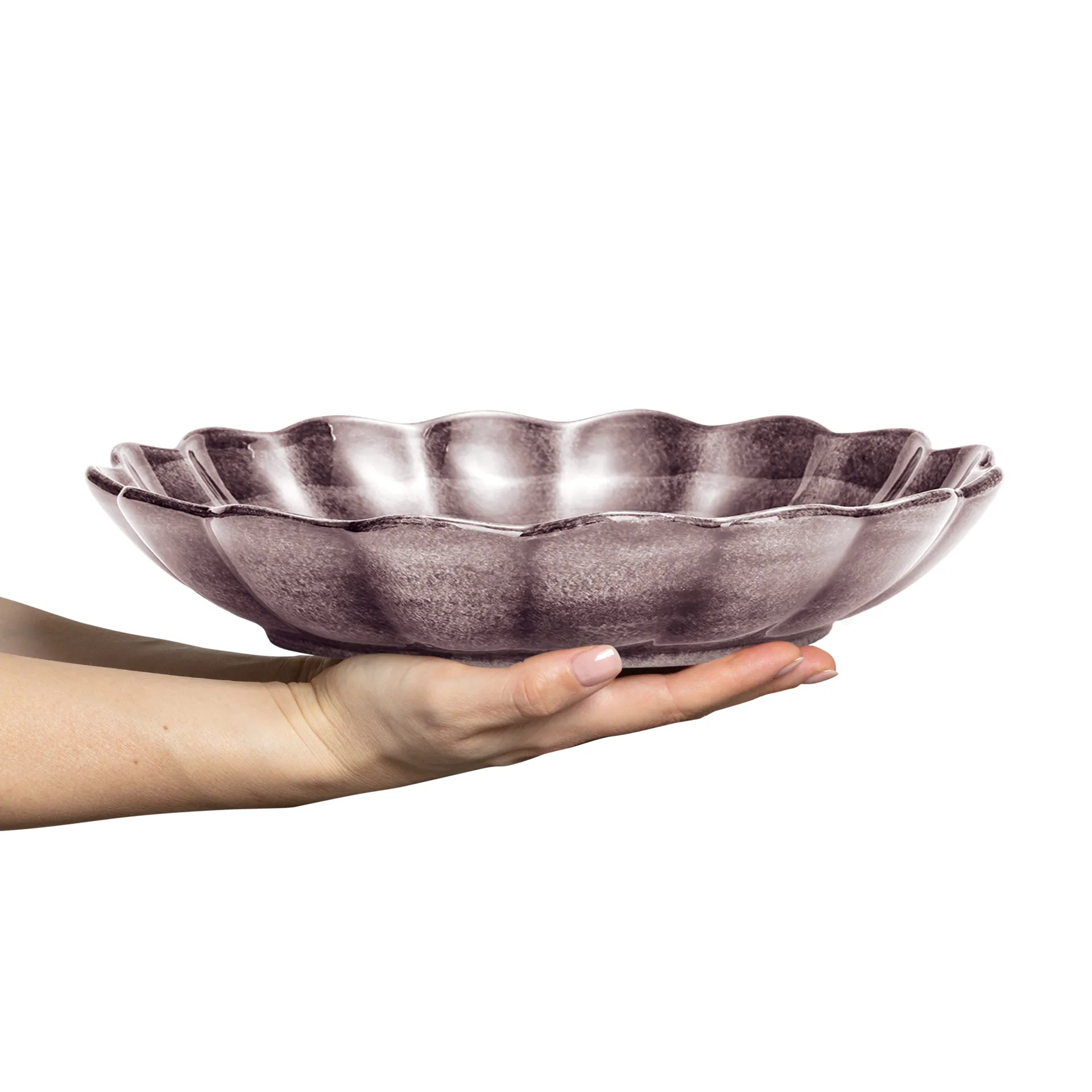 Bol Oyster Ø31 cm, Prune Mateus
