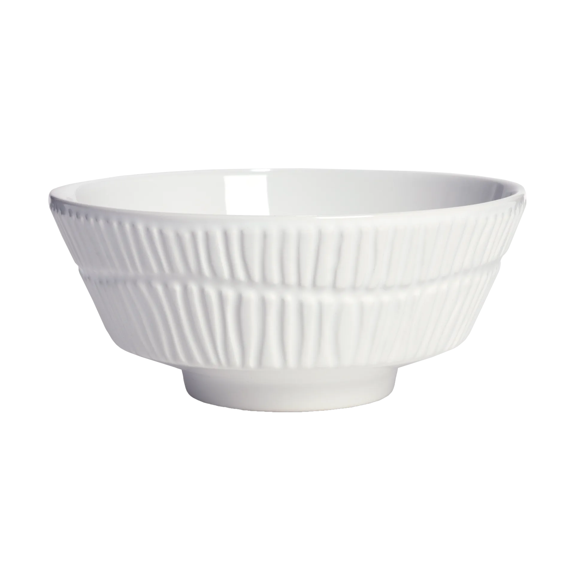 Bol Stripes Ø15 cm, Blanc Mateus