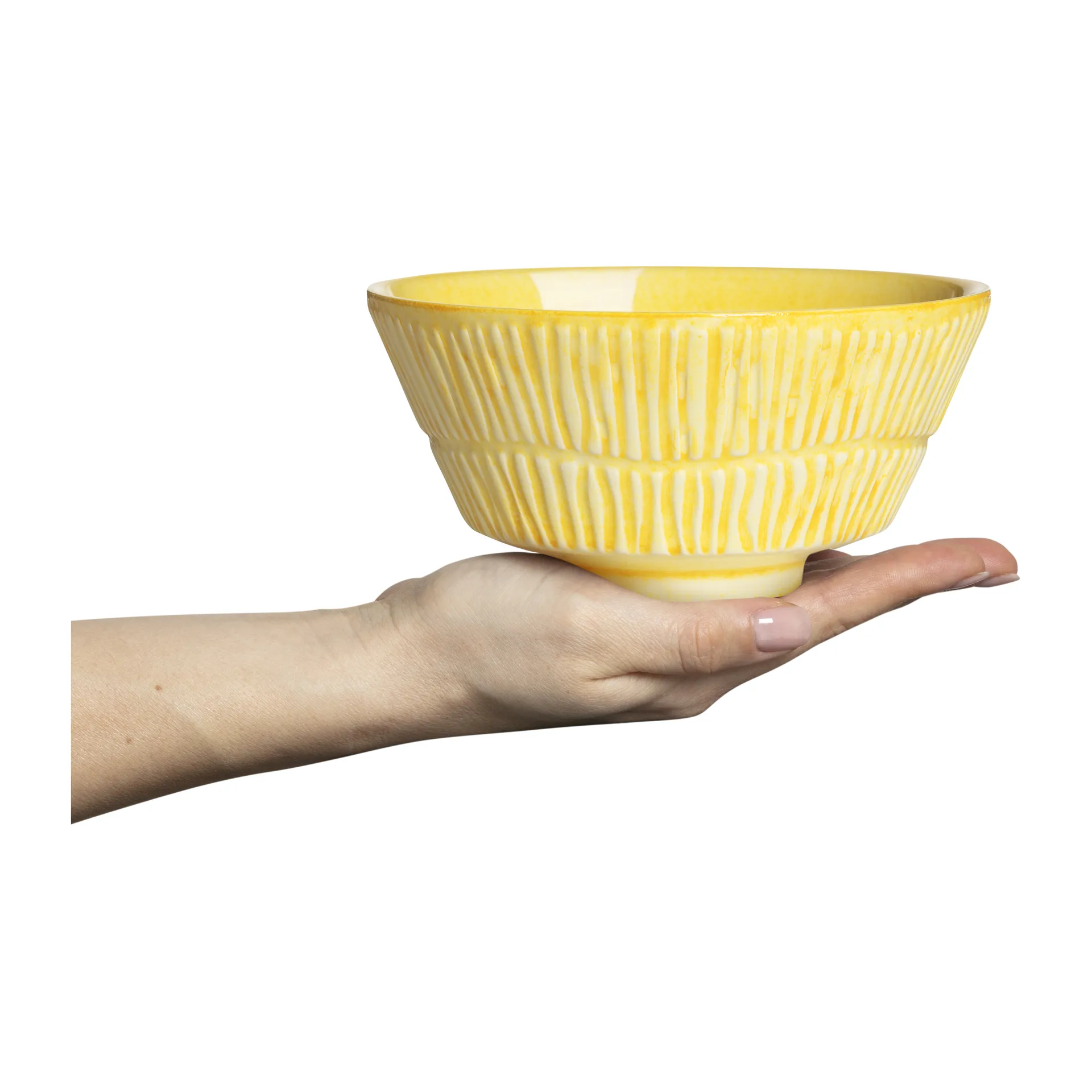 Bol Stripes 16 cm, Jaune Mateus