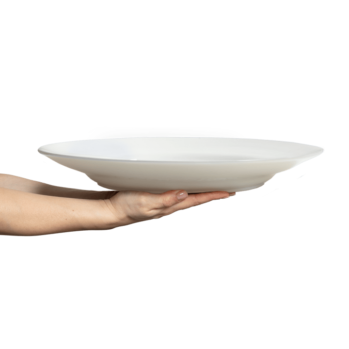 Plat de service Basic Ø41 cm, Blanc Mateus
