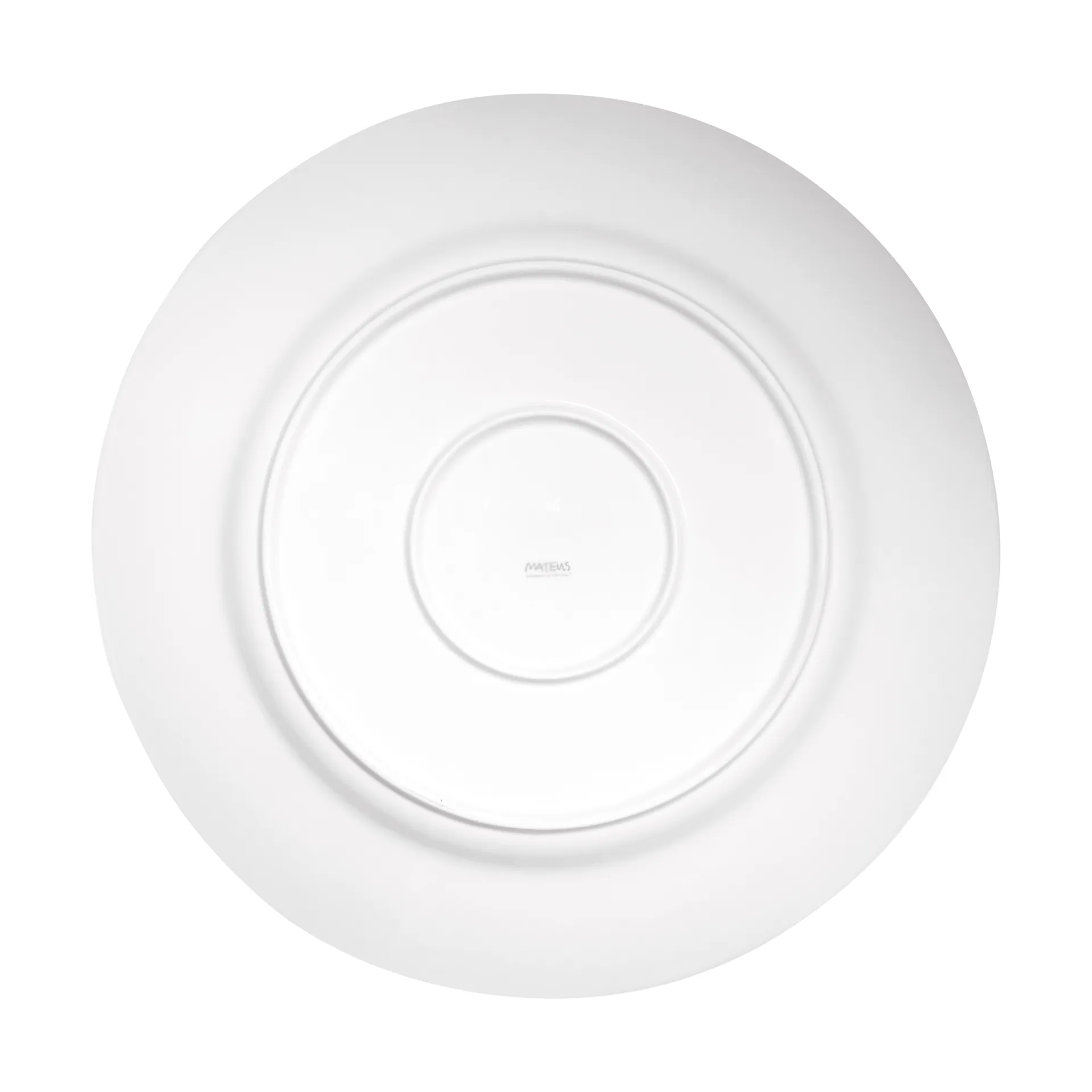 Plat de service Basic Ø41 cm, Blanc Mateus