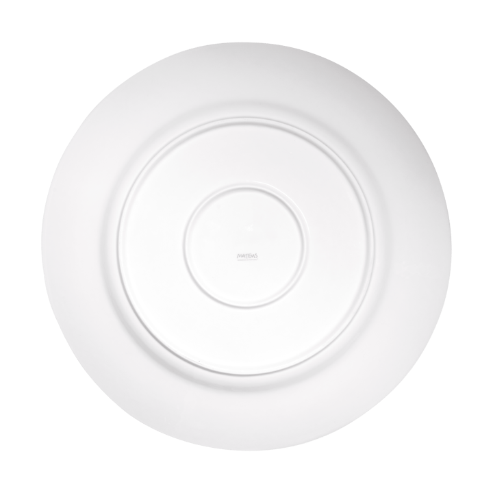 Plat de service Basic Ø41 cm, Blanc Mateus